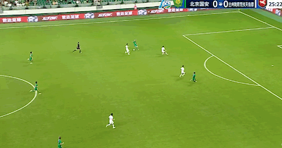 国安3-1兰州陇原竞技晋级四强,穆芊羽失误致命,张玉宁破门