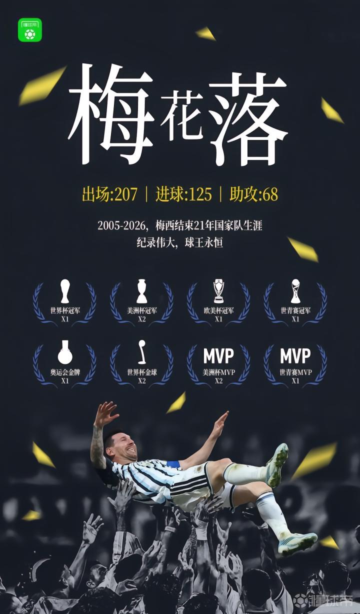 梅西的传奇旅程:告别国家队